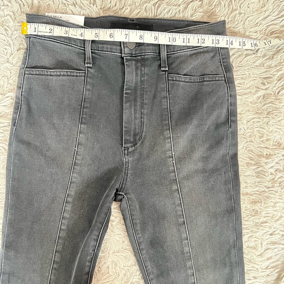 Joe’s Jeans The Bella 11” high rise Skinny ankle split front Gray‎ Size 27 - Picture 10 of 16